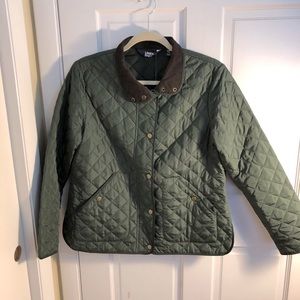 Lands End quilted insulated jacket